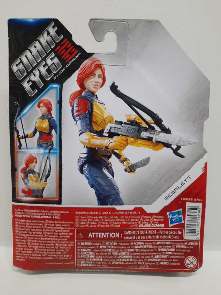 Scarlett  (G.I. Joe: Snake Eyes: 6”) action figure collectible - Main Image 2