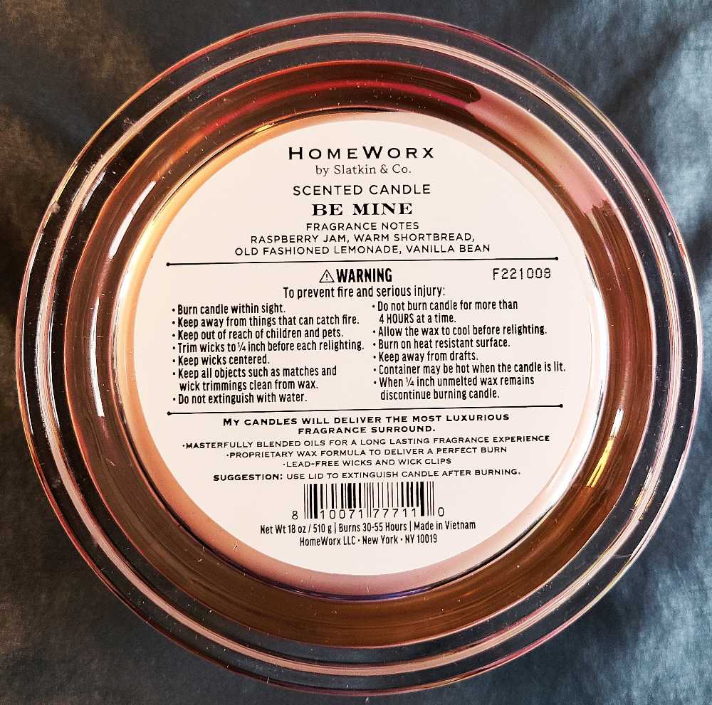 CANDLE: Valentine’s Day HomeWorx Be Mine 2023 - Homeworx (Valentine’s Day Candles) action figure collectible [Barcode 810071777141] - Main Image 2