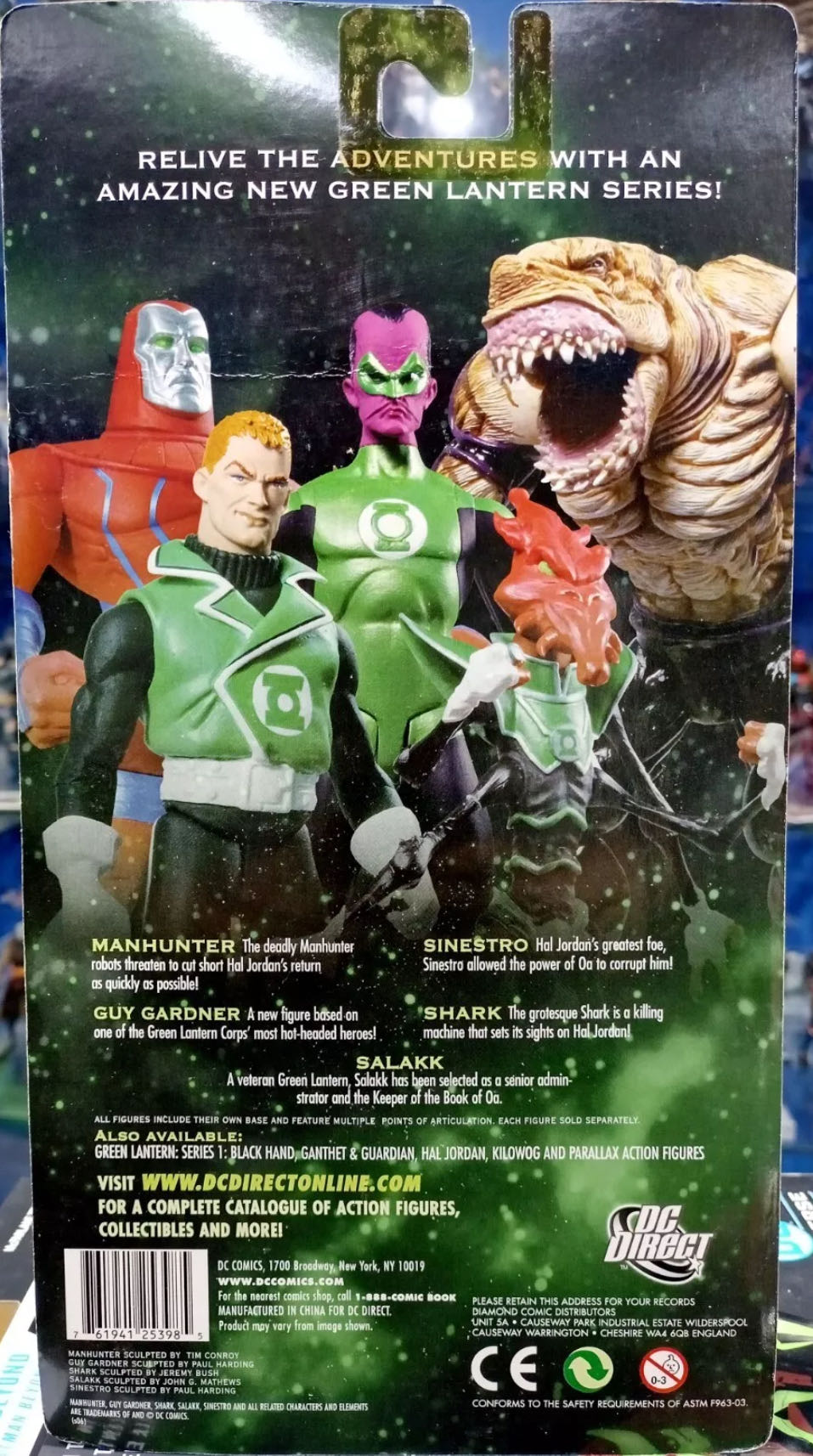 DC Direct Green Lantern Series: Salakk - DC Dierct (Green Lantern Series) action figure collectible [Barcode 761941253985] - Main Image 4