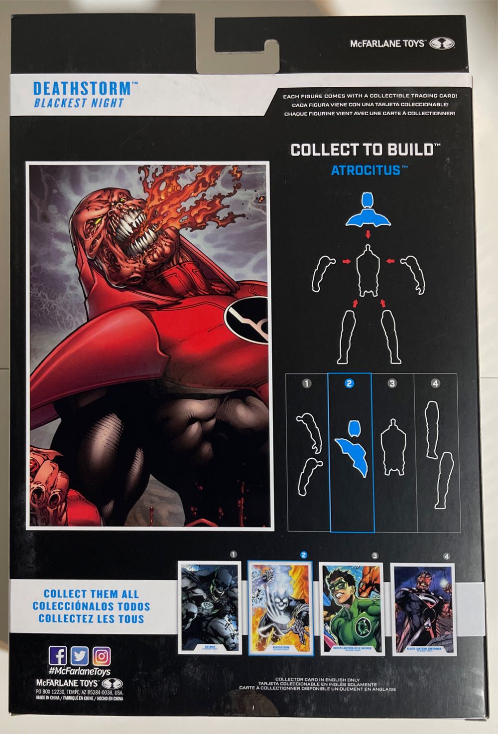 Deathstorm (Blackest Night) - McFarlane Toys (DC Multiverse) (DC Comics) action figure collectible [Barcode 787926154849] - Main Image 2