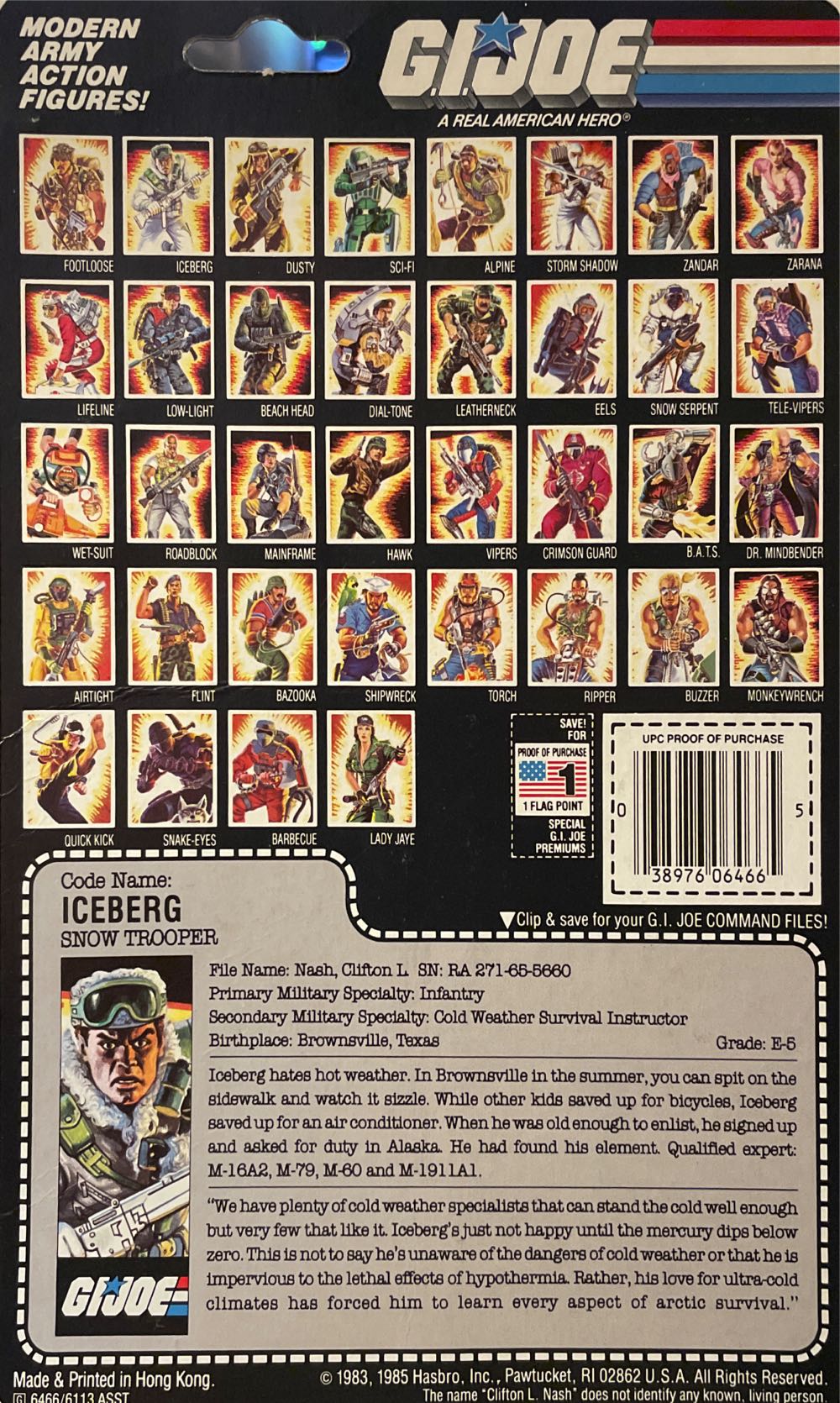 Iceberg Snow Trooper - Hasbro action figure collectible [Barcode 038976064665] - Main Image 2