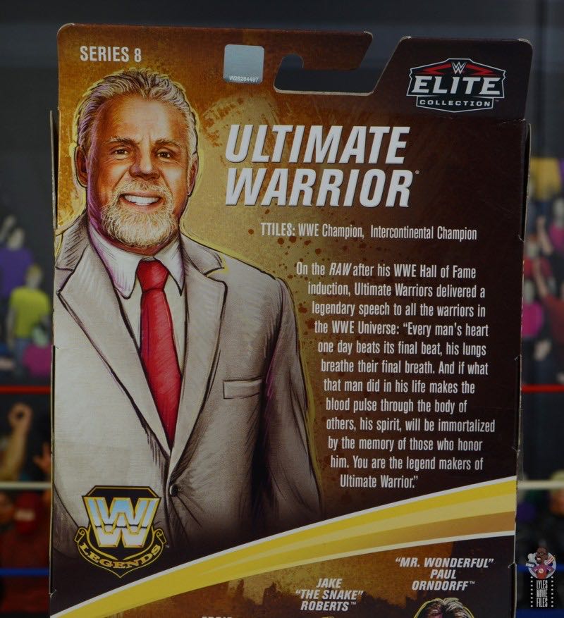 Ultimate Warrior - WWE Mattel (WWE Elite Legends Series 8) action figure collectible - Main Image 2