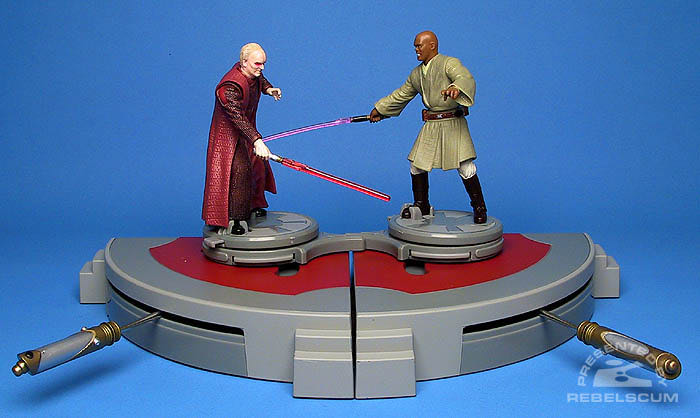 Darth Sidious vs Mace Windu - Star Wars Battle Arena (Return Of The Sith) - Hasbro (Star Wars) action figure collectible [Barcode 653569018988] - Main Image 4