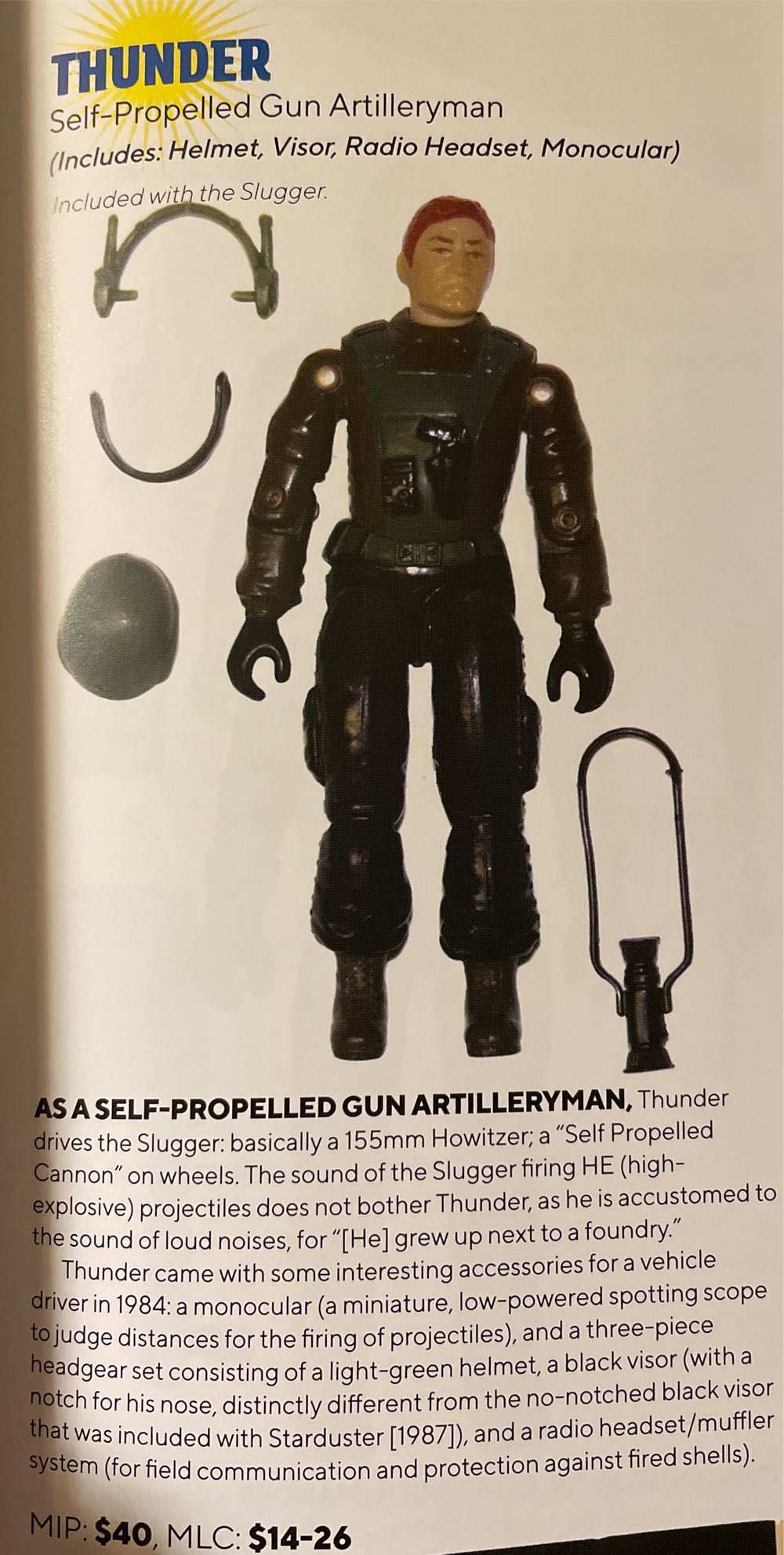 Thunder  (GI Joe 1984) action figure collectible - Main Image 2