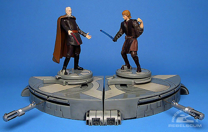 Dooku (2) vs Anakin - Star Wars Battle Arena (Revenge Of The Sith) - Hasbro (Star Wars) action figure collectible [Barcode 653569018995] - Main Image 4