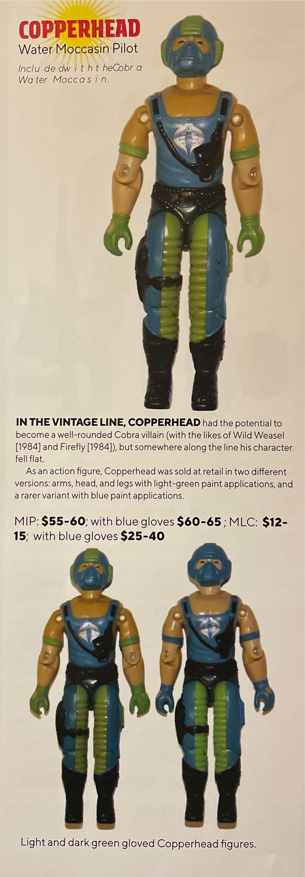 Copperhead    (Vintage G.I. Joe) action figure collectible - Main Image 4