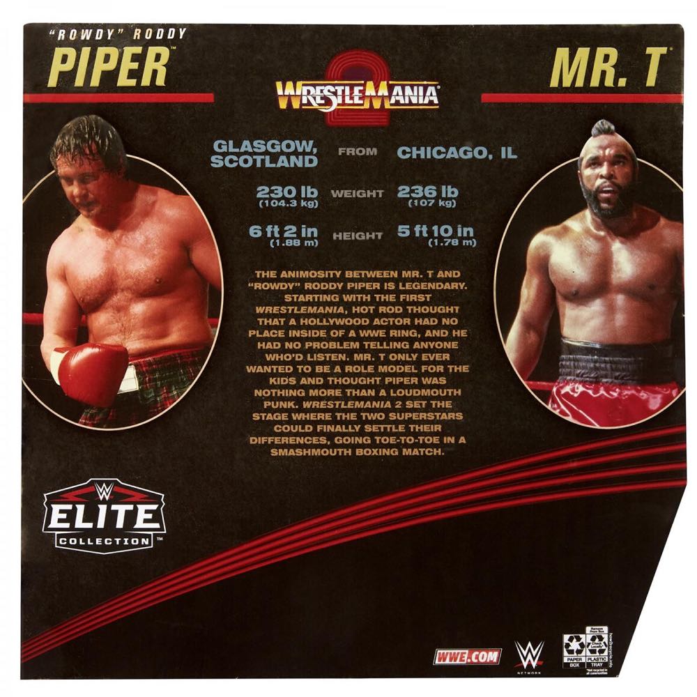 Rowdy Roddy Piper - WWE Mattel (WWE Elite 2 Pack) action figure collectible - Main Image 2