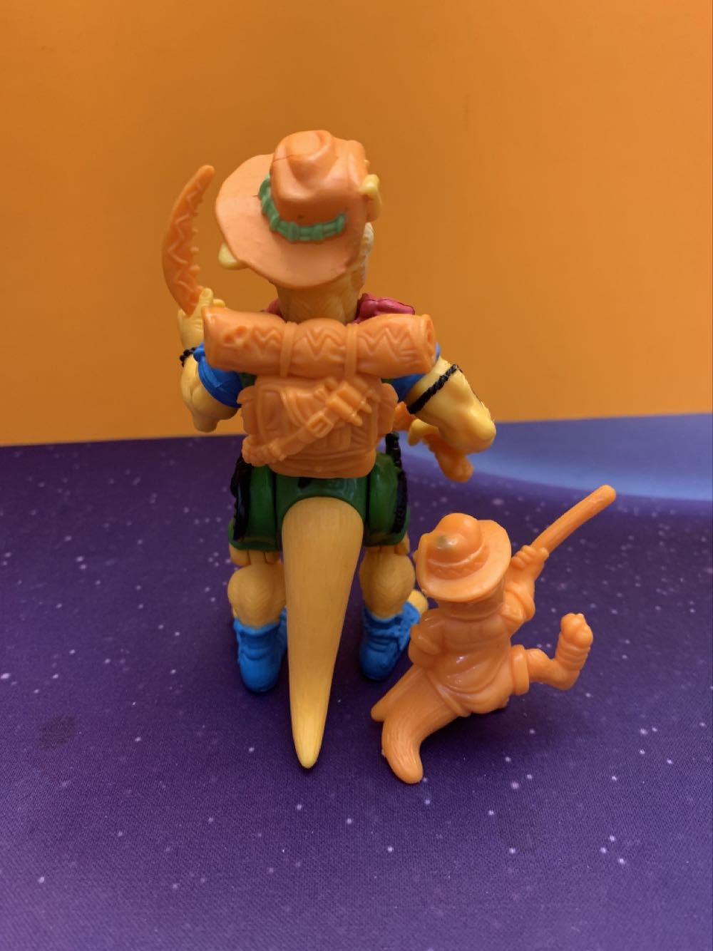 TMNT Walkabout & Kid Kangie (1991) - Playmates action figure collectible - Main Image 2
