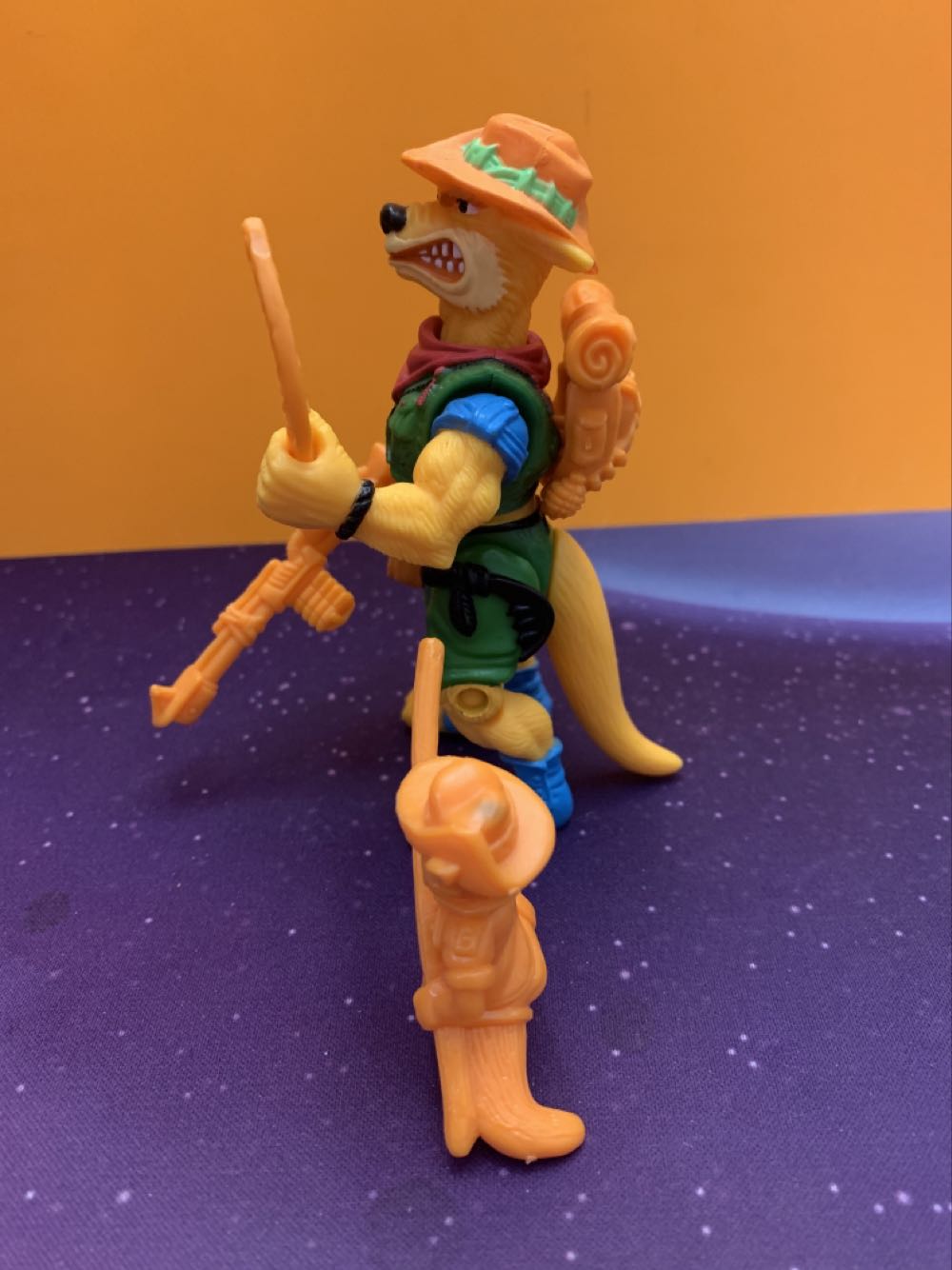 TMNT Walkabout & Kid Kangie (1991) - Playmates action figure collectible - Main Image 3
