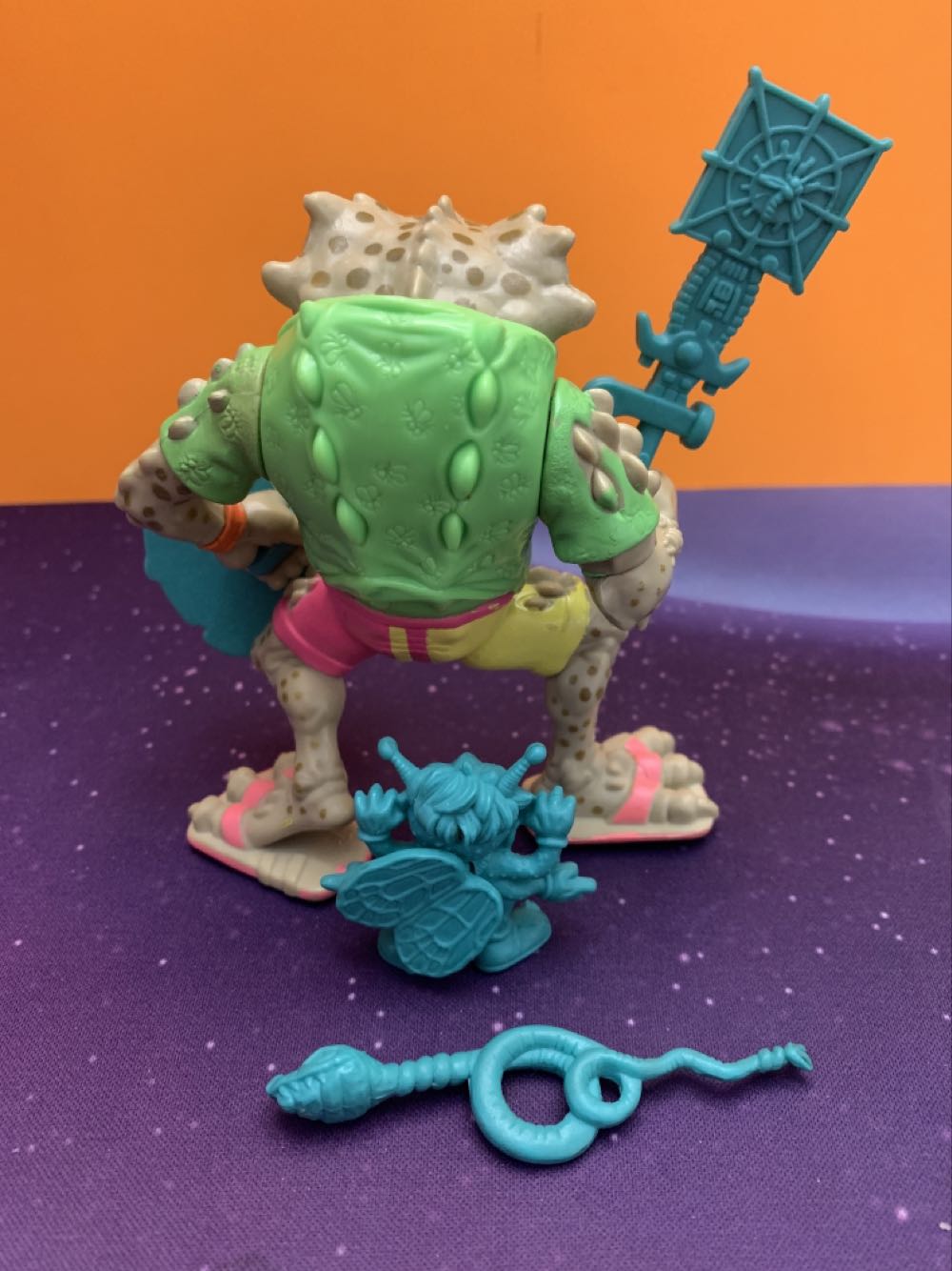 Napoleon Bonafrog (Green Necklace) - Playmates (Teenage Mutant Ninja Turtles (1990)) action figure collectible - Main Image 2