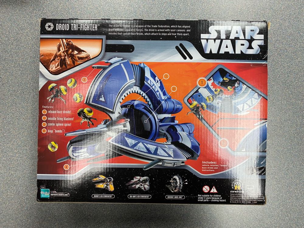Droid Tri-Fighter - Hasbro (Star Wars - Revenge Of The Sith) action figure collectible [Barcode 076930853467] - Main Image 2