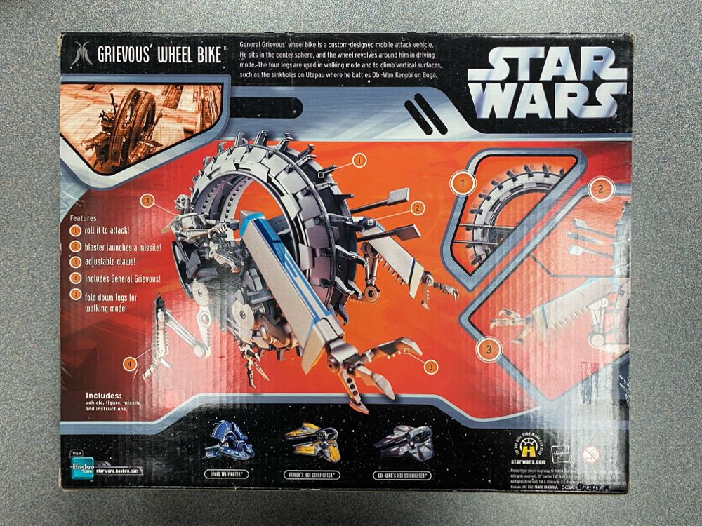 Grievous’ Wheel Bike - Star Wars The Saga Collection - Hasbro (Star Wars) action figure collectible [Barcode 653569011408] - Main Image 2