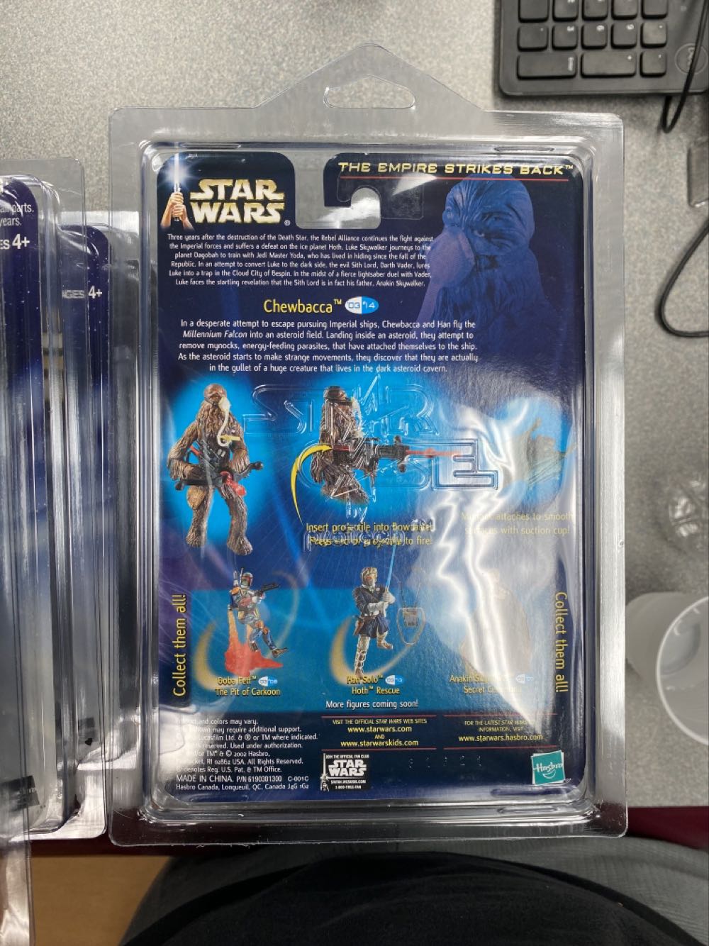 Chewbacca (Mynock Hunt) - Hasbro (Star Wars - Saga 2003) action figure collectible [Barcode 076930848517] - Main Image 2