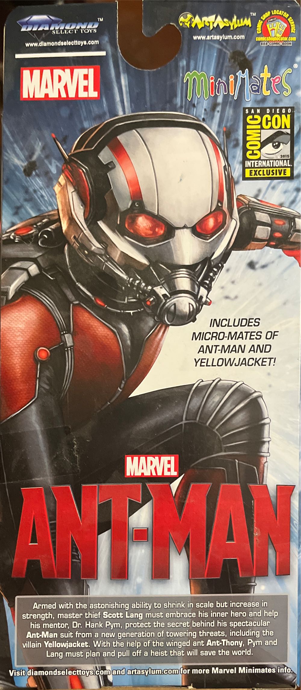 Marvel Ant-man Minimates Box Set San Diego Comic-con Exclusive By Diamond Select - Diamond Select Toys (Marvel) action figure collectible [Barcode 699788120347] - Main Image 2