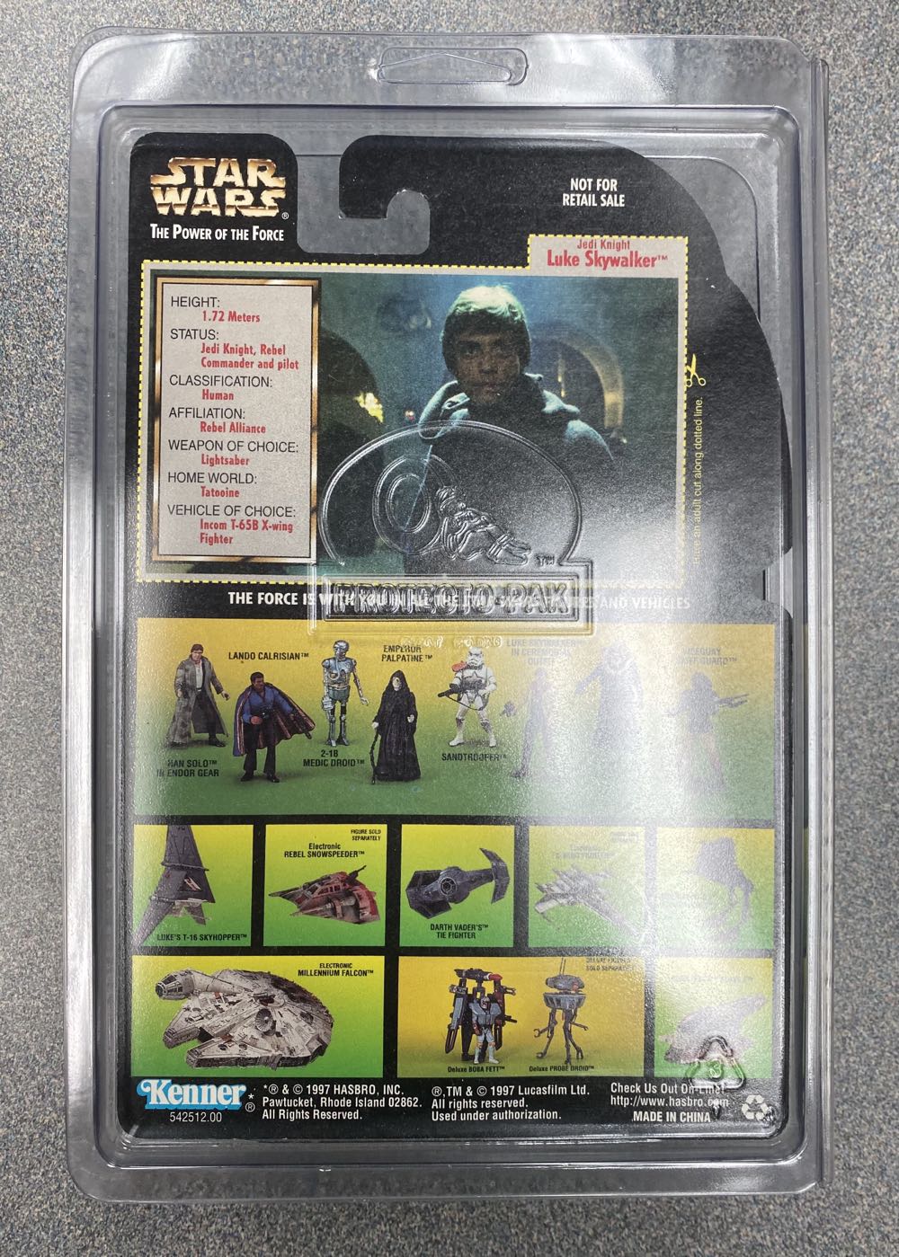 Luke Skywalker: Jedi Knight (Theater Edition) - Hasbro/Kenner (Star Wars - Power Of The Force) action figure collectible - Main Image 2