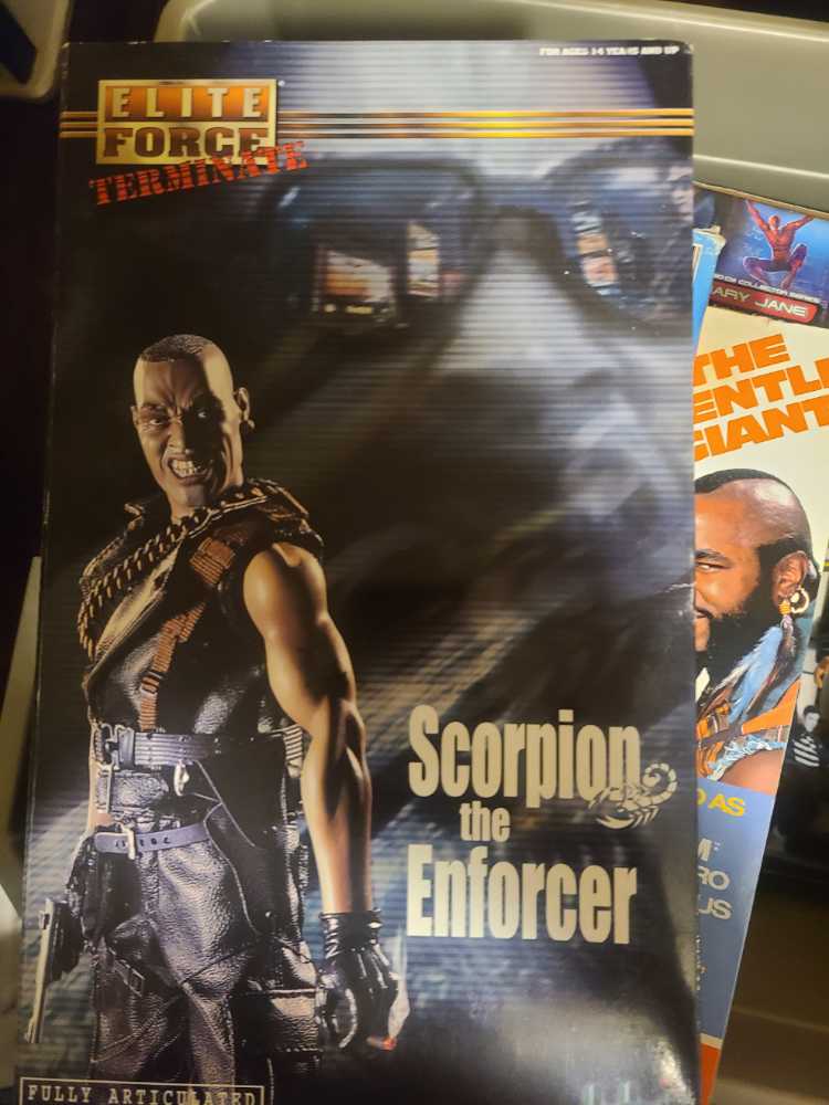 Blueboxtoys Toys Elite Force Terminate: Scorpion The Enforcer 12” Military Action Figure - Blueboxtoys action figure collectible [Barcode 021105210958] - Main Image 2
