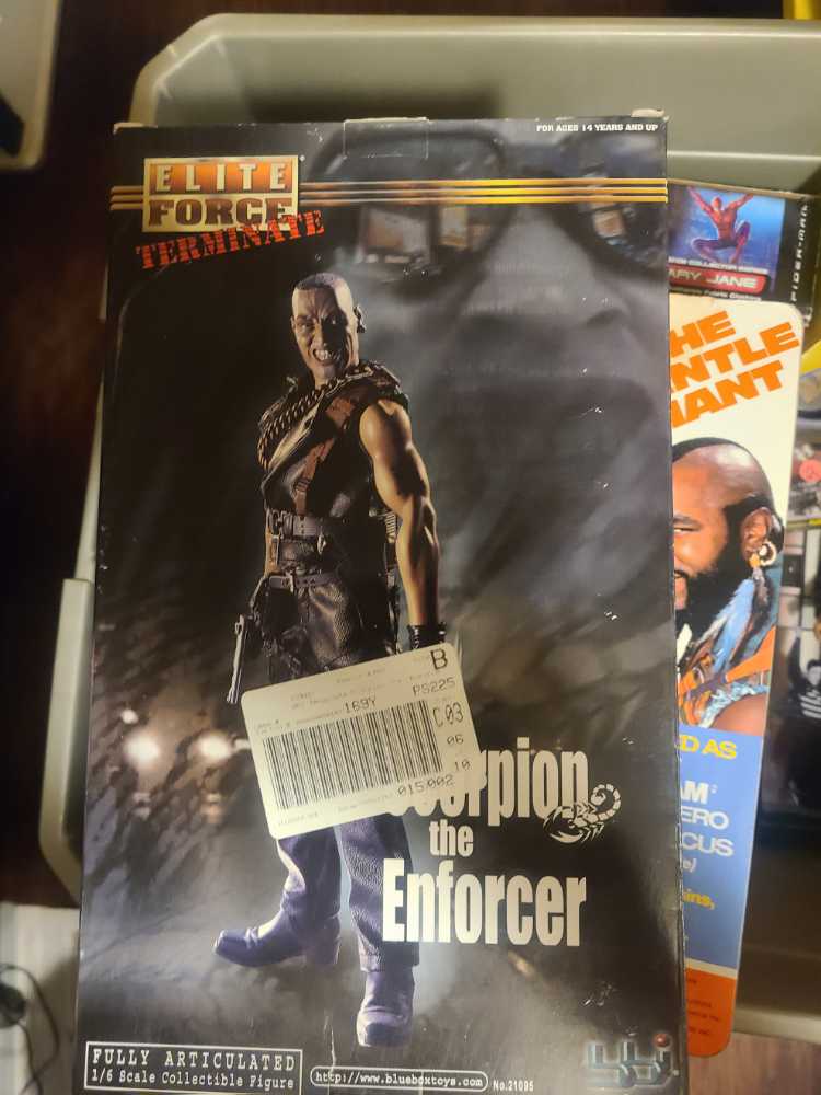 Blueboxtoys Toys Elite Force Terminate: Scorpion The Enforcer 12” Military Action Figure - Blueboxtoys action figure collectible [Barcode 021105210958] - Main Image 3