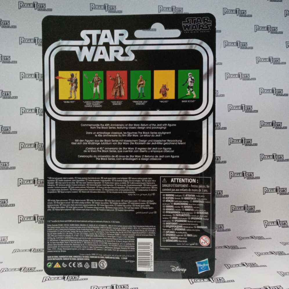Star Wars The Black Series - ROTJ 40th Anniversary - Biker Scout - Hasbro (Star Wars Black Series) action figure collectible [Barcode 5010996133182] - Main Image 4