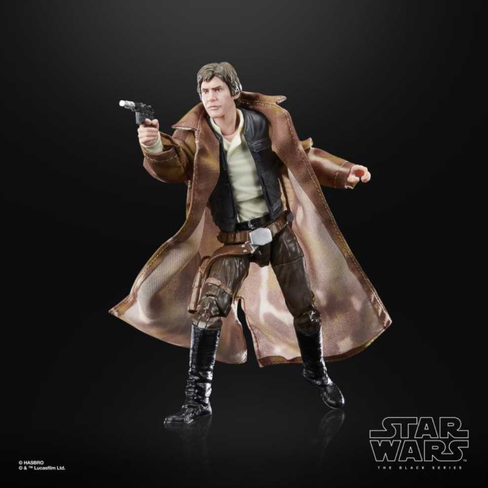 Star Wars The Black Series Return Of The Jedi - Han Solo (Endor) - Kenner (Hasbro) (Star Wars - The Black Series) action figure collectible [Barcode 5010996133175] - Main Image 4