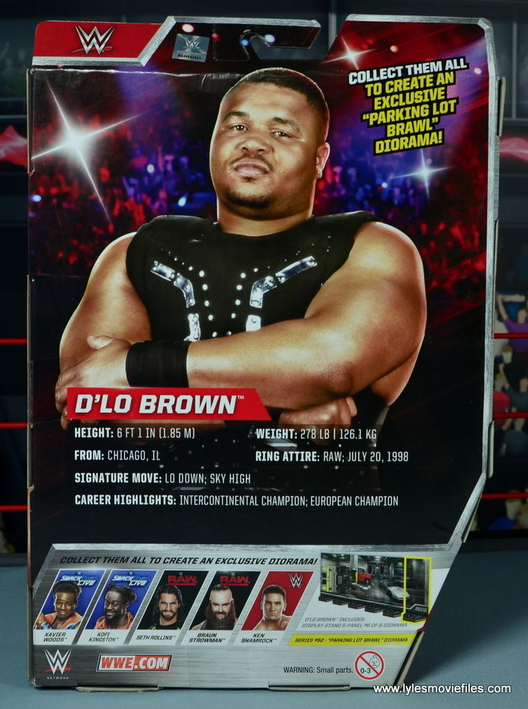 D-Lo Brown - WWE Mattel (WWE Elite Series 52 (2017)) action figure collectible - Main Image 2