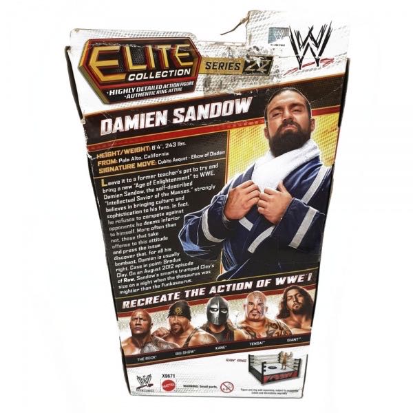 Damien Sandow - WWE Mattel (WWE Elite Series 22 (2013)) action figure collectible - Main Image 2