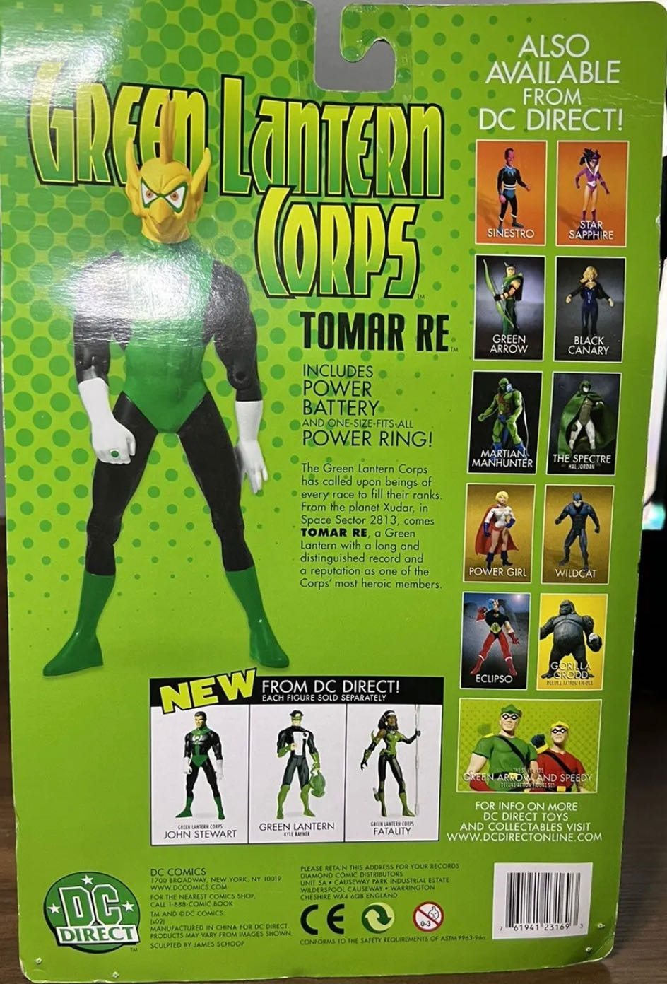 DC Direct (2002) (038x02) Green Lantern - DC Direct (Green Lantern Corps) action figure collectible - Main Image 4