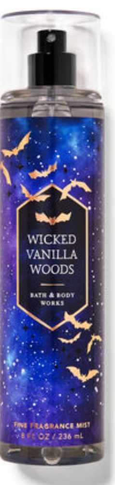 CANDLE: Halloween Bath & Bodyworks Wicked Vanilla Woods Single Wick 2022 - Bath & Bodyworks Candle (Halloween Candles) action figure collectible - Main Image 3