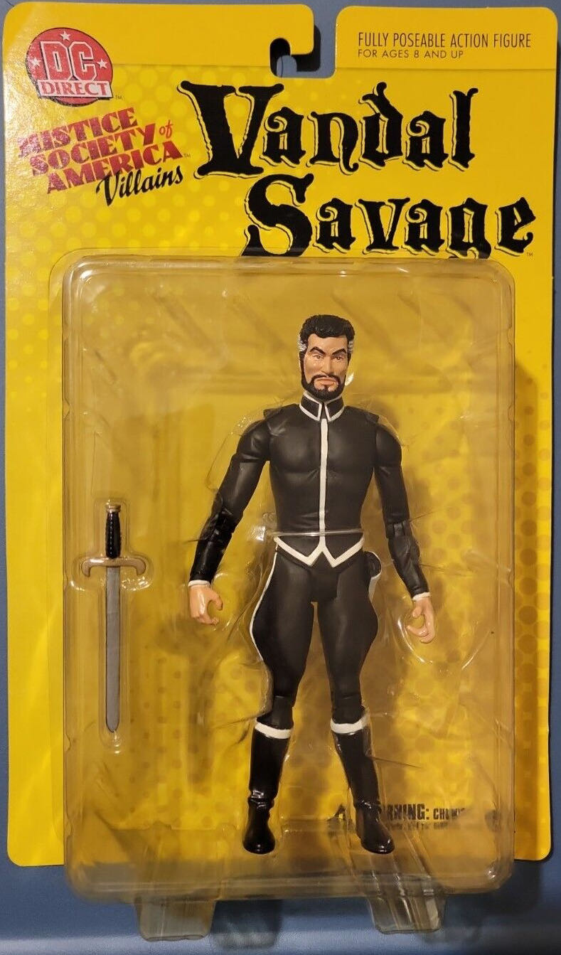 DC Direct (2002) (043x02) Vandal Savage - DC Direct (JSA Villains) action figure collectible - Main Image 3