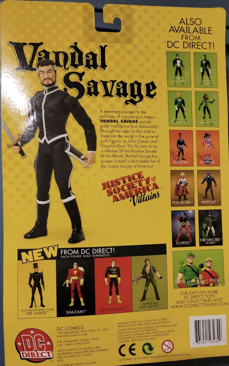 DC Direct (2002) (043x02) Vandal Savage - DC Direct (JSA Villains) action figure collectible - Main Image 4