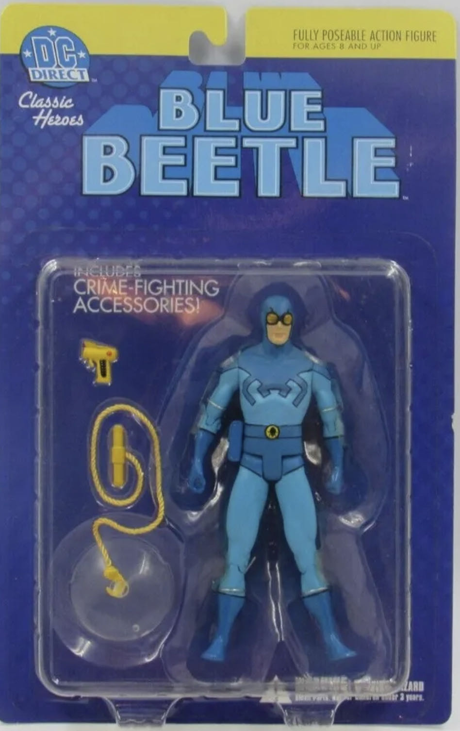 DC Direct (2002) (046x04) Blue Beetle - DC Direct (DC Classic Heroes) action figure collectible - Main Image 3