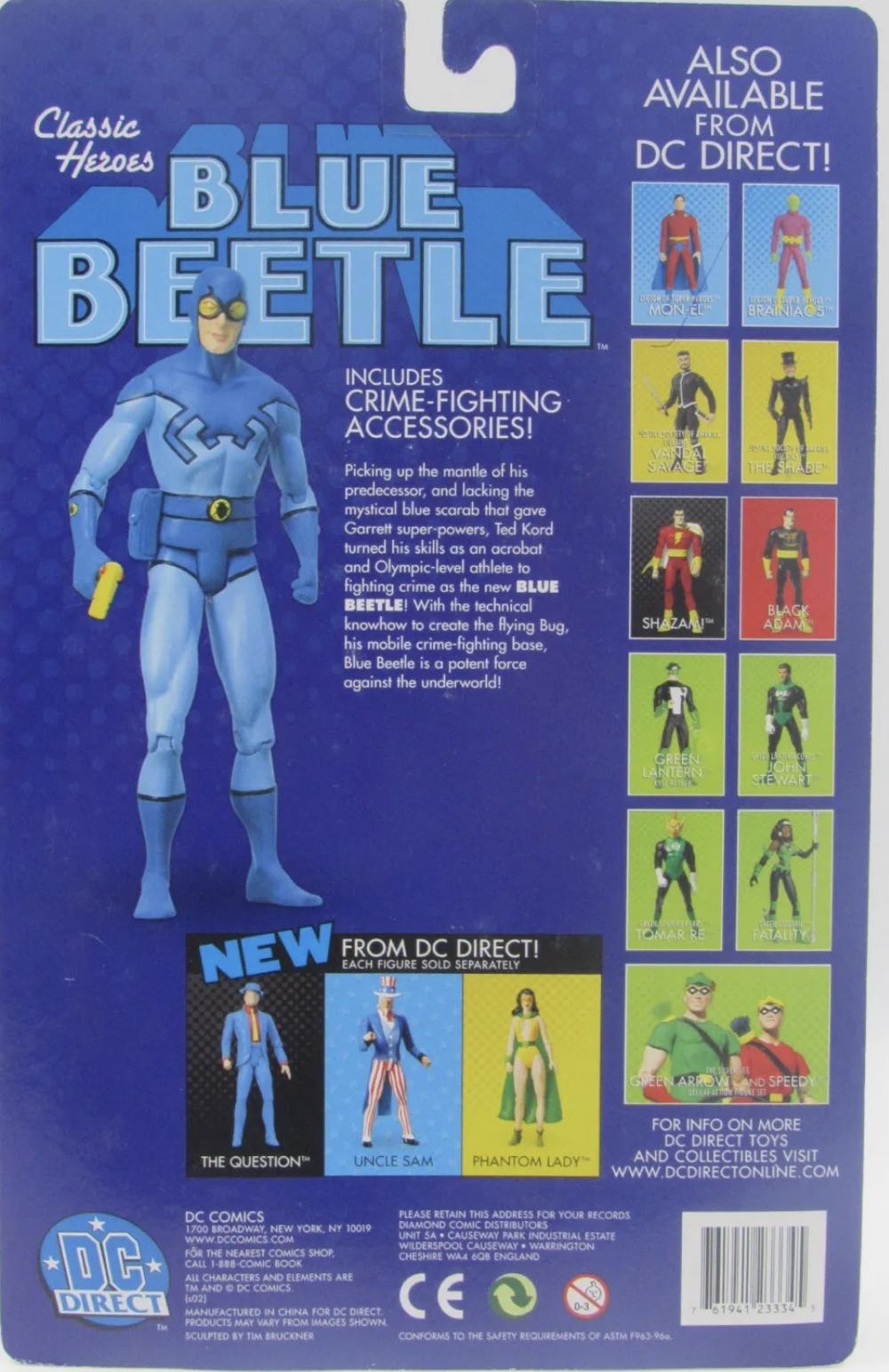 DC Direct (2002) (046x04) Blue Beetle - DC Direct (DC Classic Heroes) action figure collectible - Main Image 4