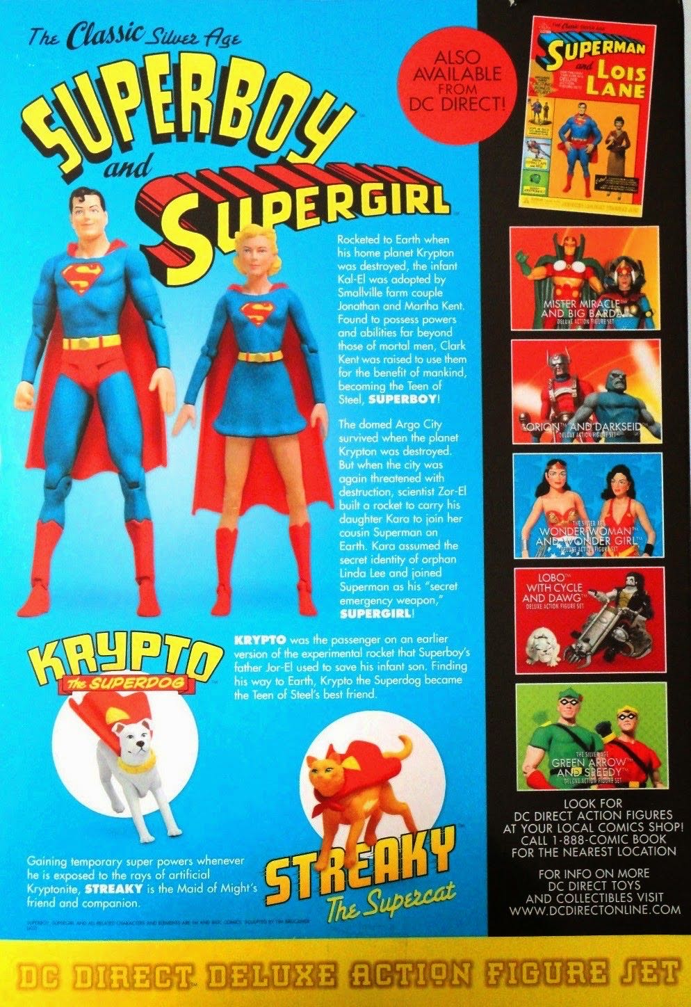 DC Direct (2002) (047x01) Superboy - DC Direct (Silver Age: Superboy & Supergirl) action figure collectible - Main Image 4