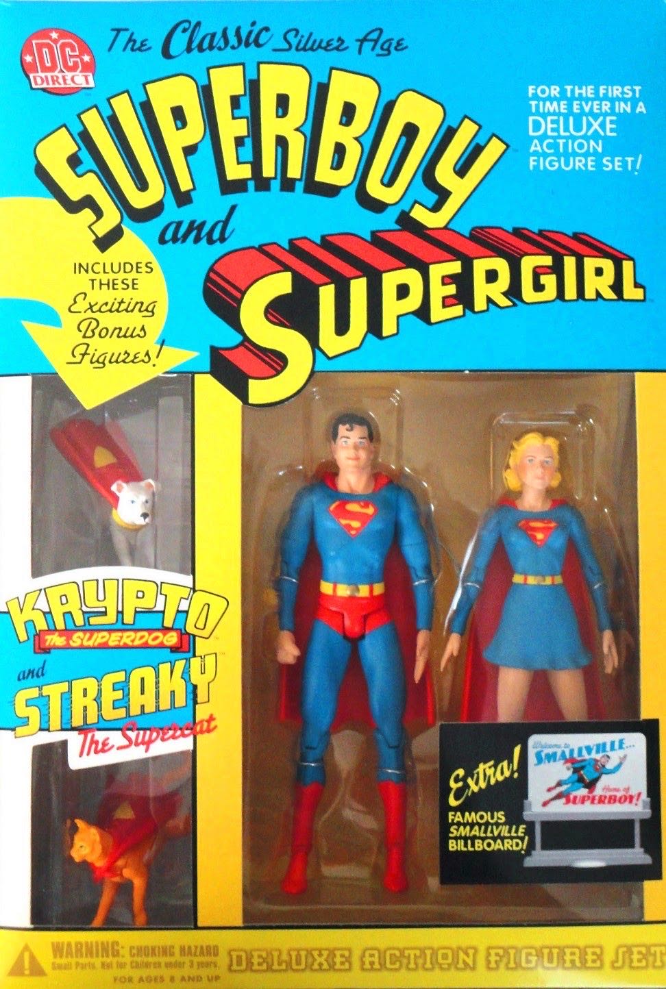 DC Direct (2002) (047x02) Supergirl - DC Direct (Silver Age: Superboy & Supergirl) action figure collectible - Main Image 3