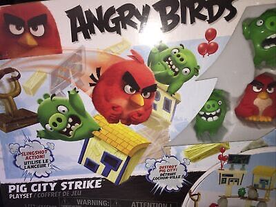 Angry Birds Pig City Strike Slingshot Game Playset - Spinmaster (Angry Birds) action figure collectible [Barcode 778988216866] - Main Image 2