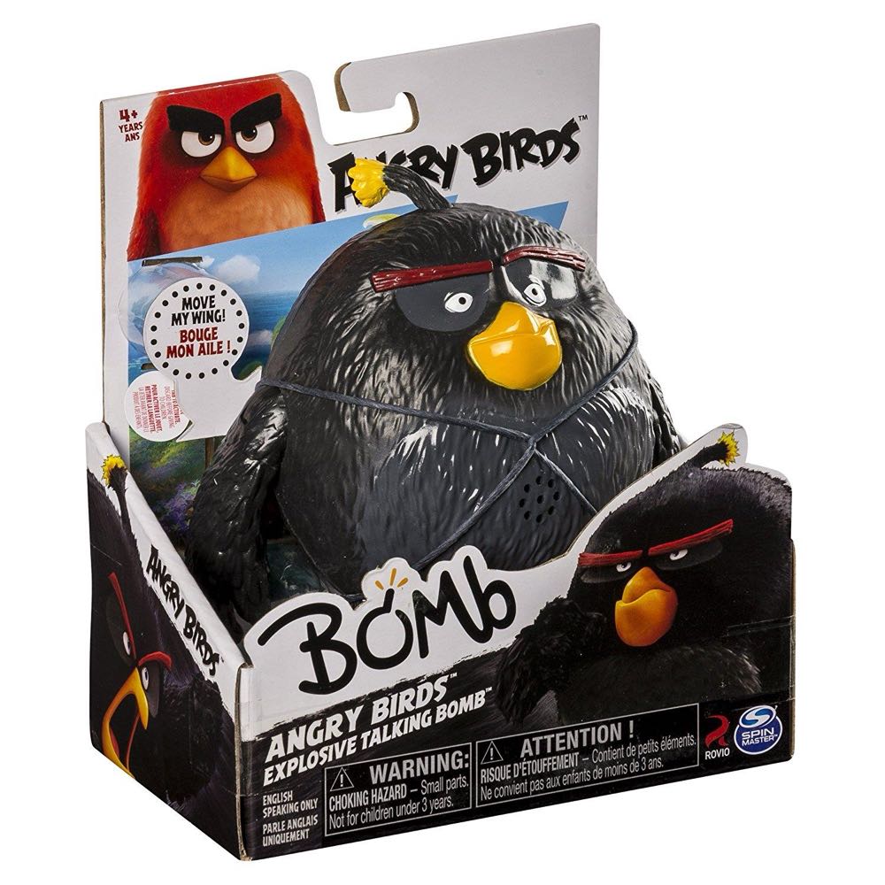 Angry Birds Explosive Talking Bomb - Spinmaster (Angry Birds) action figure collectible [Barcode 778988217481] - Main Image 2