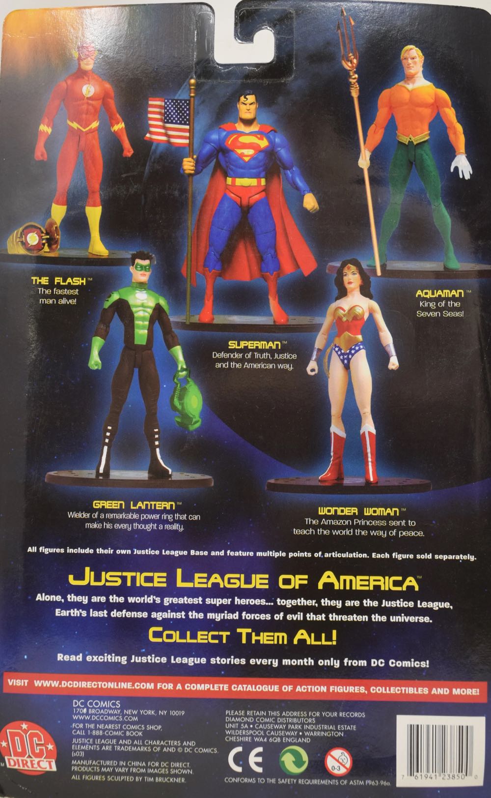 DC Direct (2003) (072x01) Aquaman - DC Direct (JLA) action figure collectible - Main Image 4