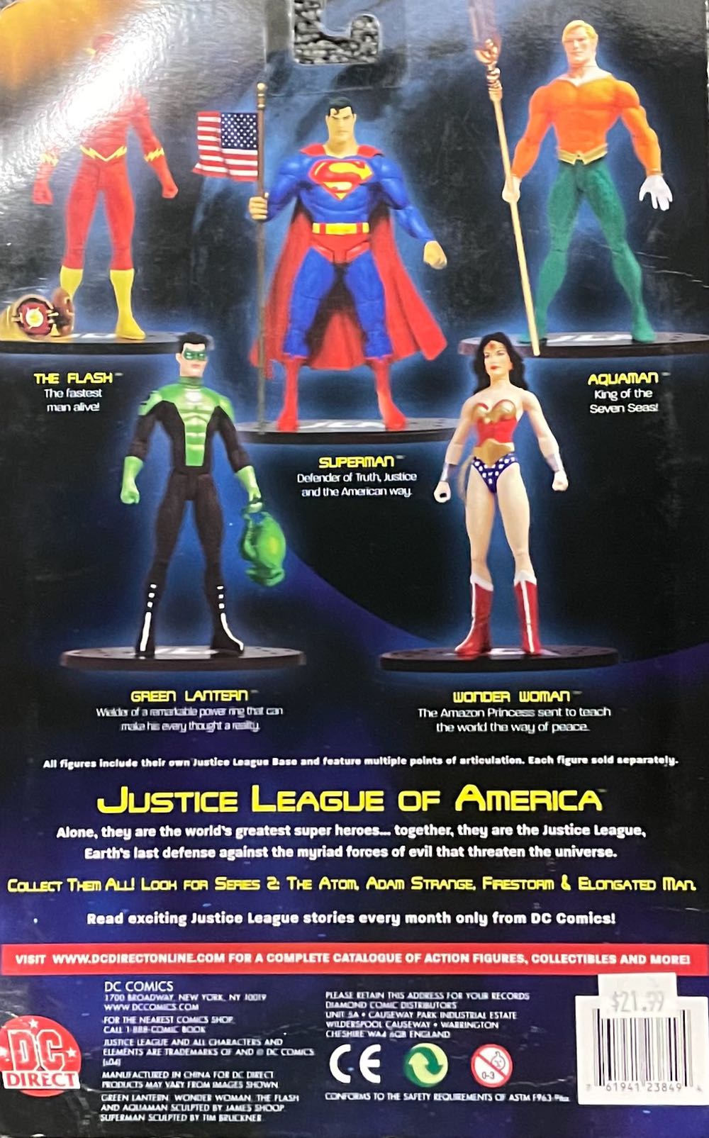 DC Direct (2003) (072x04) Superman - DC Direct (JLA) action figure collectible - Main Image 4