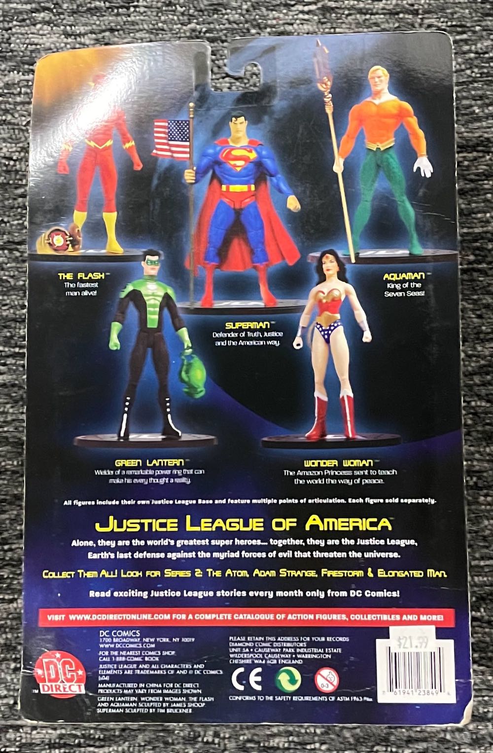 DC Direct (2003) (072x05) Wonder Woman - DC Direct (JLA) action figure collectible - Main Image 4