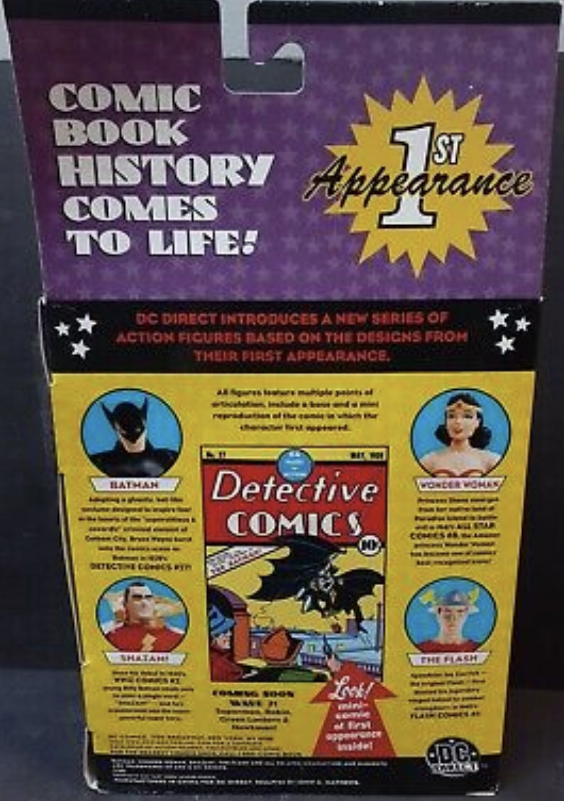 DC Direct (2004) (081x01) Batman - DC Direct (DC First Appearance) action figure collectible - Main Image 4