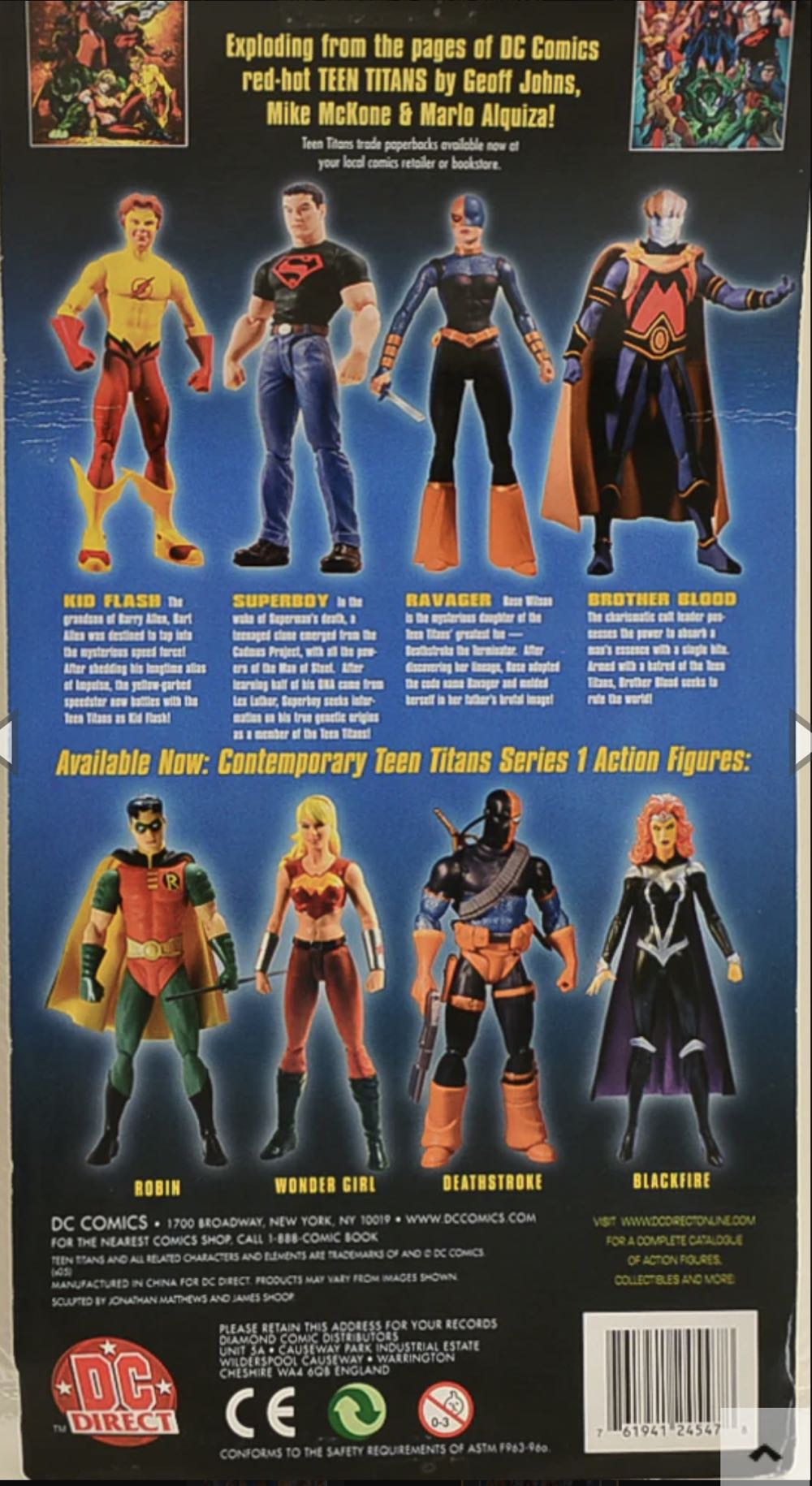 DC Direct (2005) (091x01) Superboy - DC Direct (Teen Titans Contemporary Series 2) action figure collectible - Main Image 4