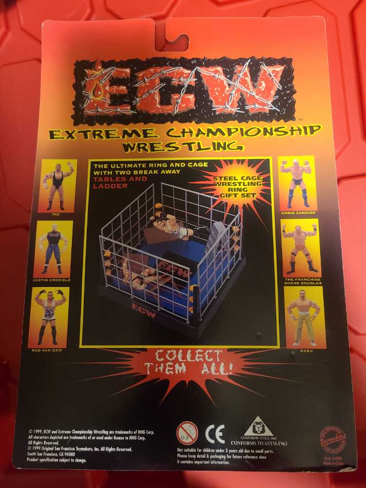 Original Toymakers San Francisco Rob Van Dam Signed - The Original Toymakers San Francisco action figure collectible [Barcode 009100000286] - Main Image 2