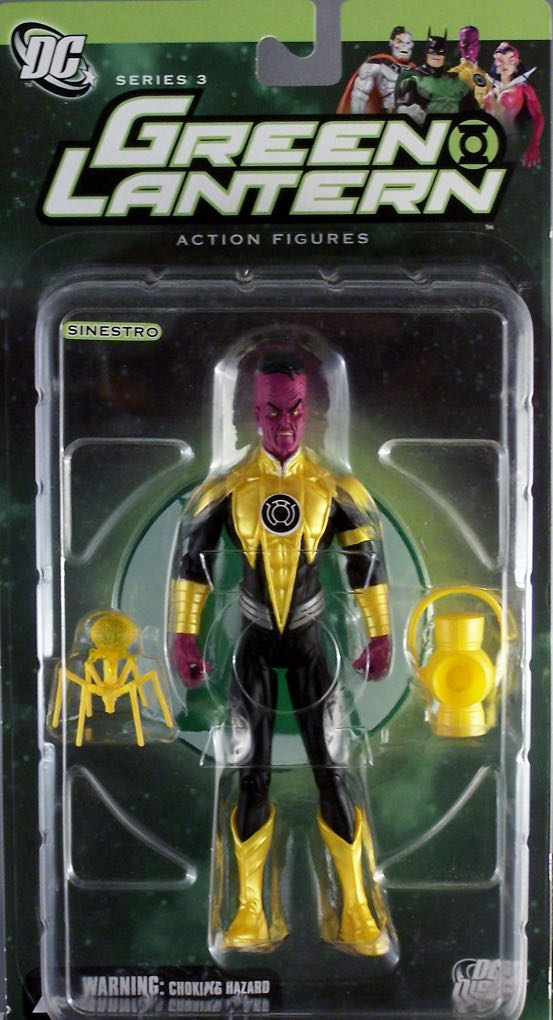 DC Direct (2008) (163x03) Sinestro - DC Direct (Green Lantern Series 3) action figure collectible - Main Image 3