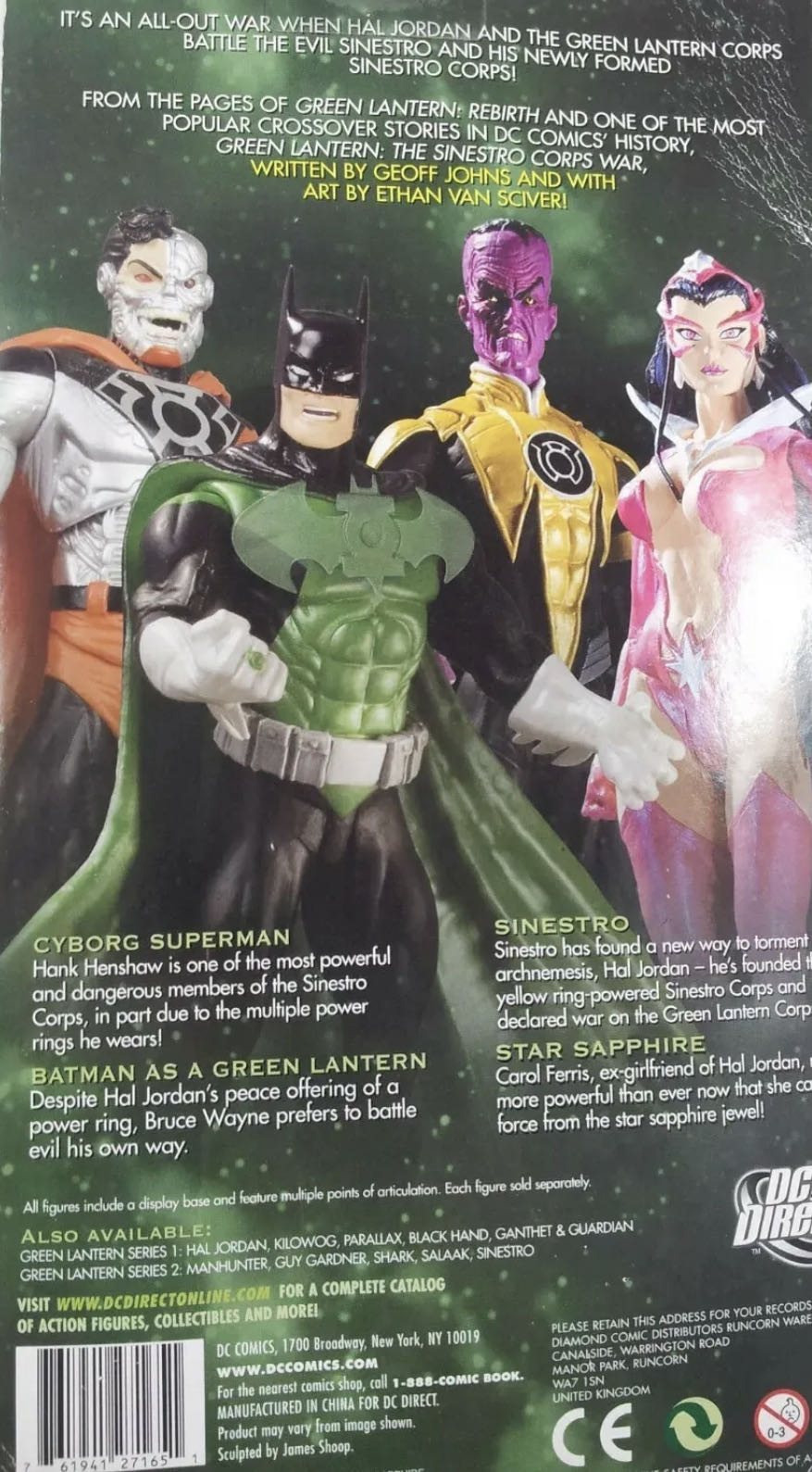 DC Direct (2008) (163x03) Sinestro - DC Direct (Green Lantern Series 3) action figure collectible - Main Image 4