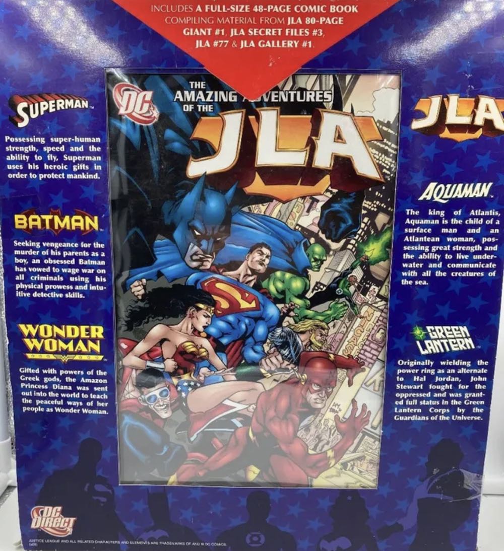 DC Direct (2005) (100x02) Superman - DC Direct (JLA Deluxe Gift Set) action figure collectible - Main Image 4