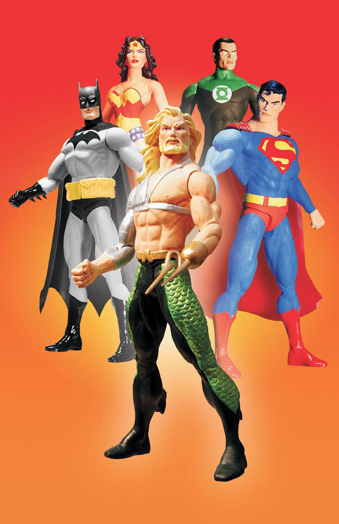 DC Direct (2005) (100x04) Aquaman - DC Direct (JLA Deluxe Gift Set) action figure collectible - Main Image 2