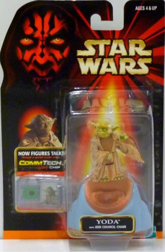 Yoda (with Jedi Council Chair) - Hasbro (Star Wars: Episode I Collection) action figure collectible - Main Image 2