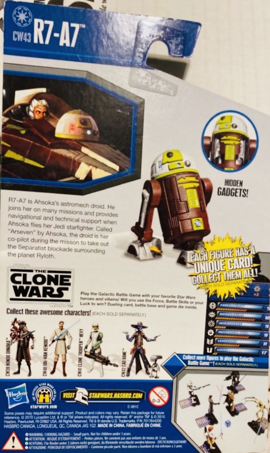 R7-A7 - Hasbro (Droids) action figure collectible - Main Image 3