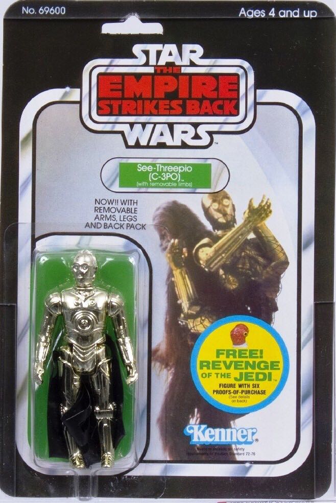 C-3PO w/ Removable Limbs - Kenner (Star Wars) action figure collectible - Main Image 2