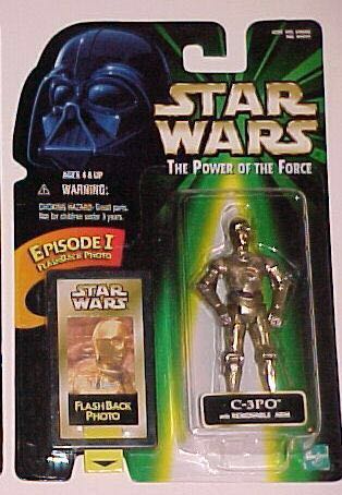 C-3PO (with Removable Arm) - Hasbro (Star Wars: The Power of the Force) action figure collectible - Main Image 2