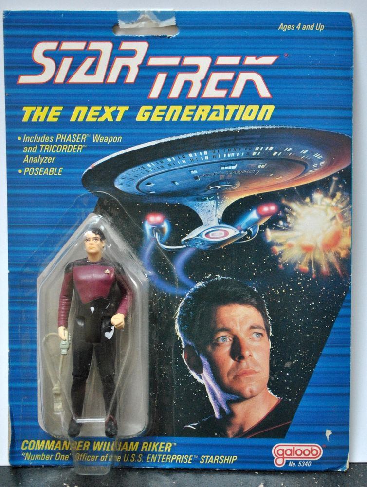 William Riker - Galoob (Star Trek TNG) action figure collectible - Main Image 2
